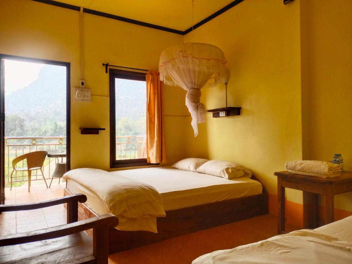 Pdv Guesthouse Muang Ngoi Bagian luar foto